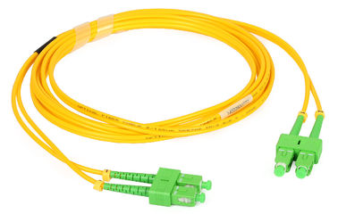 CATV 네트워크 SC / APC 광섬유 패치 케이블 G657A 섬유